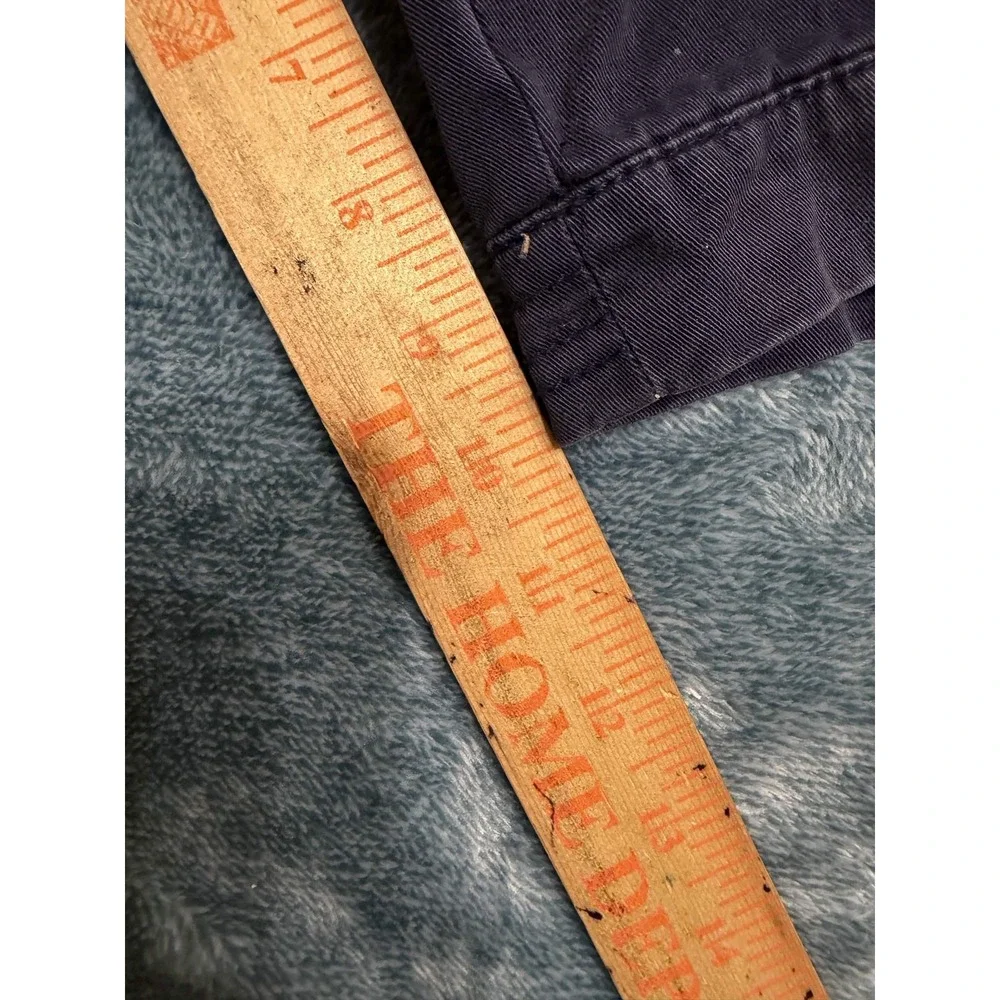 Polo Ralph Lauren Mens Cargo Shorts Size 32 Navy Blue Cotton Twill Utility Hikin
